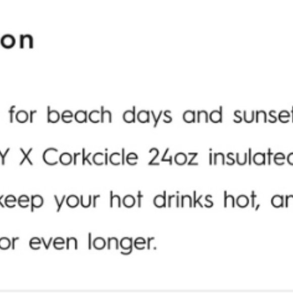 Sold Corkcicle X Roxy Sunset NWT - Picture 12 of 12